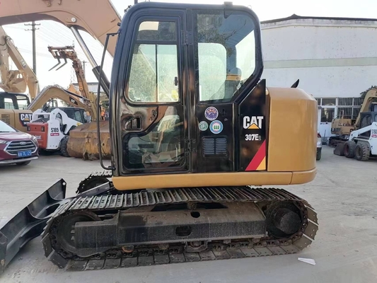 Oorspronkelijke verf CATERPILLAR 307E2 Gebruikte 7ton Diesel Digger Liyuan Hydraulische cilinder