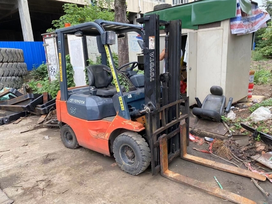 Gebruikte Diesel Power Toyota FD15 Mini Vorklift Truck Uitstekende werkomstandigheden 1,5 Ton