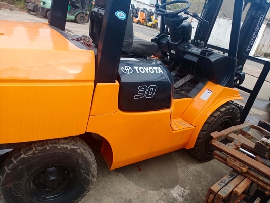 Uitstekende werkomstandigheden 3 ton Toyota FD30 Mini Vorklift voor zware apparatuur