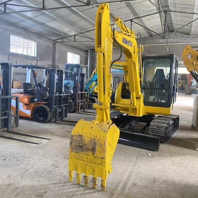 Korte werktijden Gebruikte Komatsu PC56 Mini kleine graafmachine voor efficiënte bouw