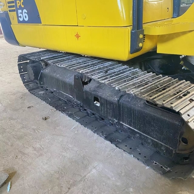 Korte werktijden Gebruikte Komatsu PC56 Mini kleine graafmachine voor efficiënte bouw