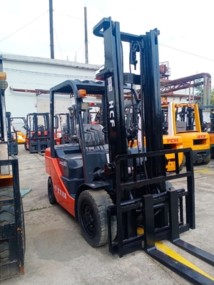Klant Japan HELI FD30 Diesel Vorklift 3 ton Mini tweedehands heftruck