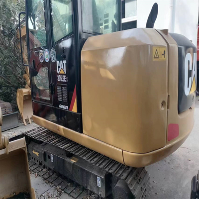 Cat 305.5E2 Crawler Hydraulische mini-graver in originele kleur voor een bedrijfsgewicht van 5 ton