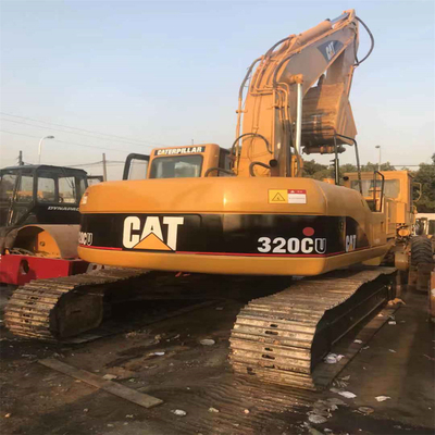Oorspronkelijke kleur Gebruikte Crawler Excavator 320CU met goede conditie en emmercapaciteit 0,8m3