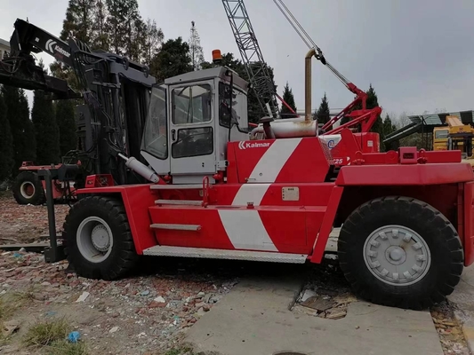 Gebruikte Zweedse originele Kalmar 25 Diesel vorkheftruck 25 ton voor zwaar hefwerk in goede staat