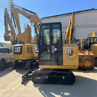 Aardbewegende machines Cat 305.5e2 Mini Caterpillar Excavator met originele CAT-motor