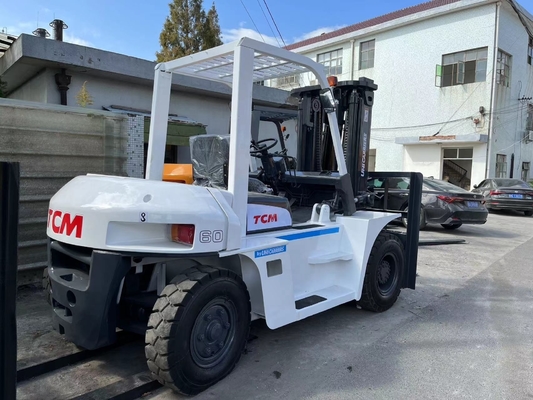 Japan Gebruikt TCM 6 ton Diesel vorkheftruck voor de bouw Originele kleur Gewicht 6000 Kg