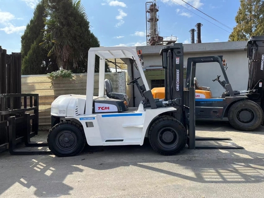 Japan Gebruikt TCM 6 ton Diesel vorkheftruck voor de bouw Originele kleur Gewicht 6000 Kg