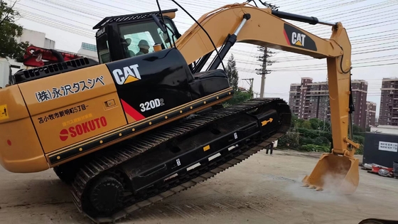 CAT 320D2 Tweedehands graafmachine Originele kleur CAT-motor Mechanische hydraulische kruiper