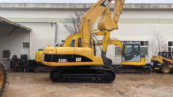 Japanse CAT 320CL graafmachine gebruikt goede prestaties hydraulische graver in Shanghai