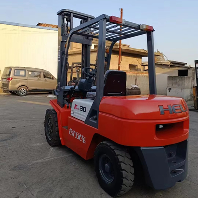 Originele kleur 3 ton tweedehands HELI CPCD30 Diesel vorkheftruck in perfecte staat