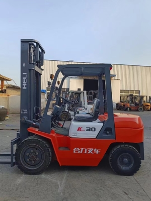Originele kleur 3 ton tweedehands HELI CPCD30 Diesel vorkheftruck in perfecte staat