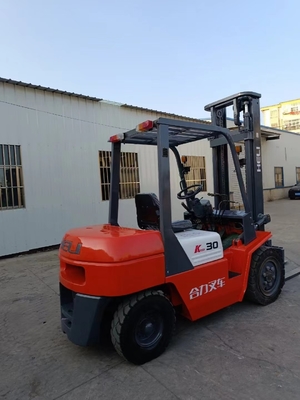Originele kleur 3 ton tweedehands HELI CPCD30 Diesel vorkheftruck in perfecte staat