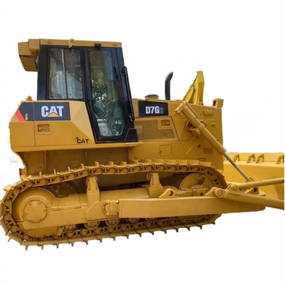Gebruikelijke originele Caterpillar tweedehands Cat D7G2 bulldozer met dozingcapaciteit 4.3m3
