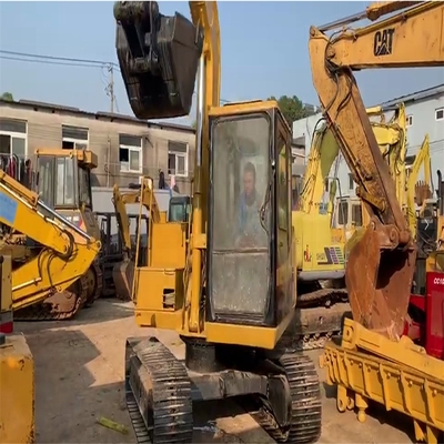 40kw Gebruikte Caterpillar Mini Excavator Tweedehands Digger E70B in originele kleur