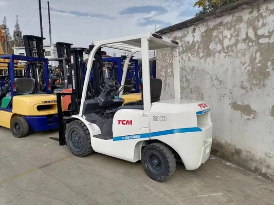 Gebruikte Japan Original Diesel Vorklift 6ton Vorklift Truck TCM 3 ton met Original Engine