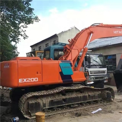 Hitachi EX200 Crawler Excavator met lage werktijden 0-2000 en YUCHAI Engine Ready