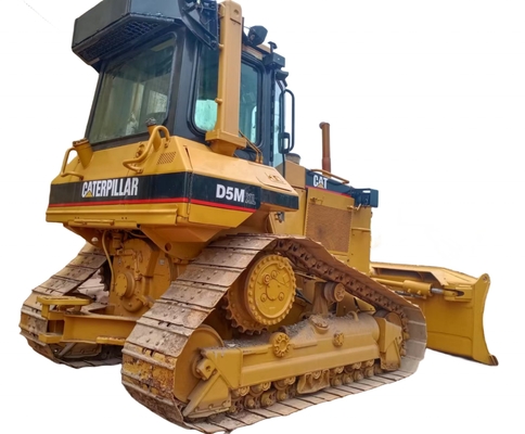 Gebruikte CAT D5M mini bulldozer met hydraulische pomp tweedehands grondverhuizing