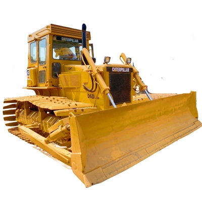 Tweedehands bulldozer Cat D6D met groot hydraulisch systeem en Weichai-motor