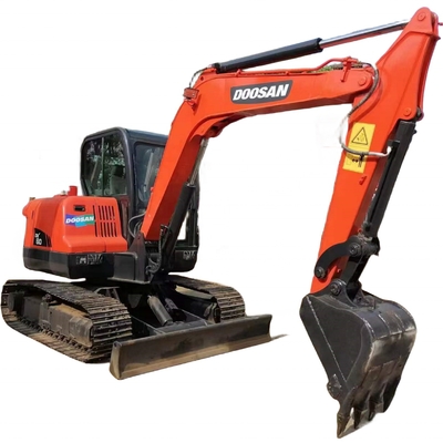 Tweedehands in goede staat Doosan DX60 graafmachine Gebruikte Crawler Hydraulische graafmachine