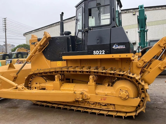 Shantui SD22 Kleine Bulldozer Gebruikte 220 Droogland Bulldozer met Hydraulische cilinder
