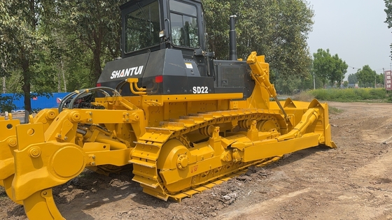 Shantui SD22 Kleine Bulldozer Gebruikte 220 Droogland Bulldozer met Hydraulische cilinder