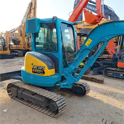 Gebruikte hydraulische graafmachine Crawler Digger Kubota KX135 met originele hydraulische cilinder