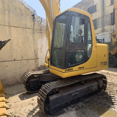 Originele kleur Komatsu 120-6 graafmachine en tweedehandsmachine met 2022 jaar
