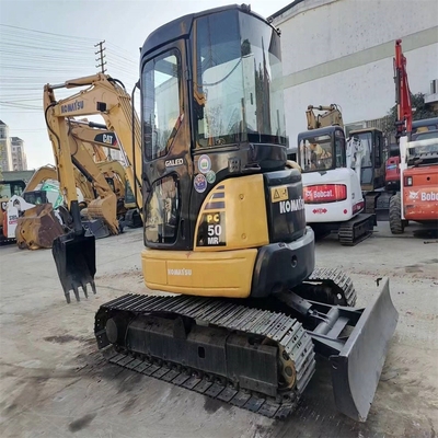 Komatsu PC50MR tweedehands graafmachine met originele hydraulische cilinder