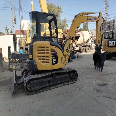 Komatsu PC50MR tweedehands graafmachine met originele hydraulische cilinder
