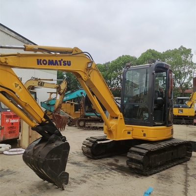 Japanse Komatsu PC55MR 5,5 ton tweedehands mini graafmachine met originele hydraulische pomp