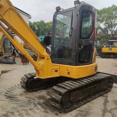 Japanse Komatsu PC55MR 5,5 ton tweedehands mini graafmachine met originele hydraulische pomp