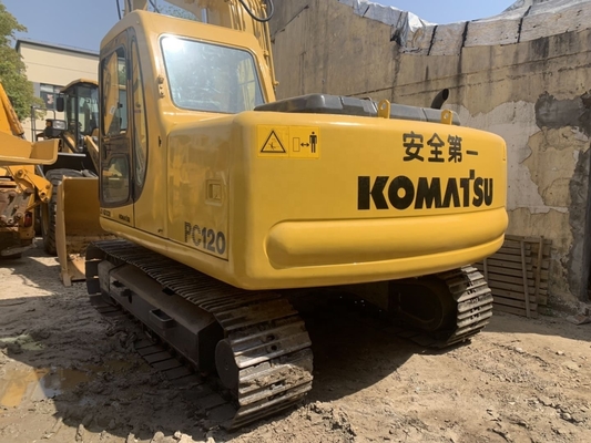 Hydraulische klep KOMATSU Gebruikte 12 ton graafmachine PC120-6 voor uw bouwbehoeften
