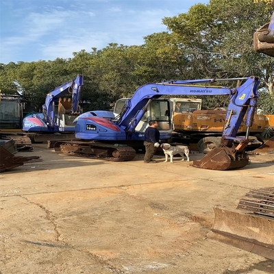 Goedkope Komatsu PC78 gebruikte hydraulische graafmachine met originele klep
