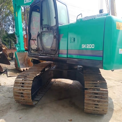 0.8m3 Bucket Capacity Medium Crawler Excavator SK200-6 voor bouwmachines