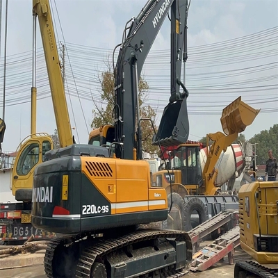 Gebruikte bouwmachines Hyundai 220LC-9s graafmachine in goede staat uit Korea