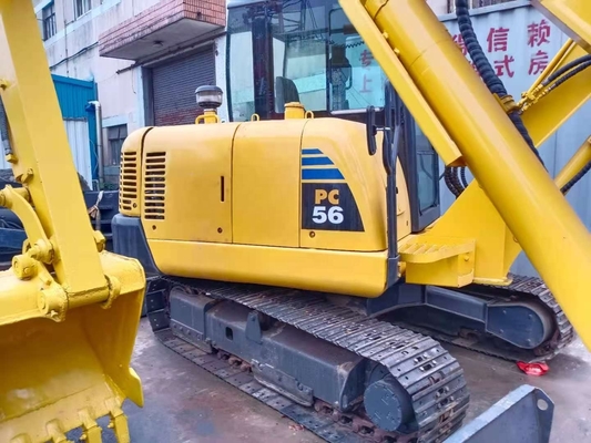 100% klaar Uitstekende staat Gebruikte Komatsu PC65 6.5Ton Crawler Hydraulische graafmachine