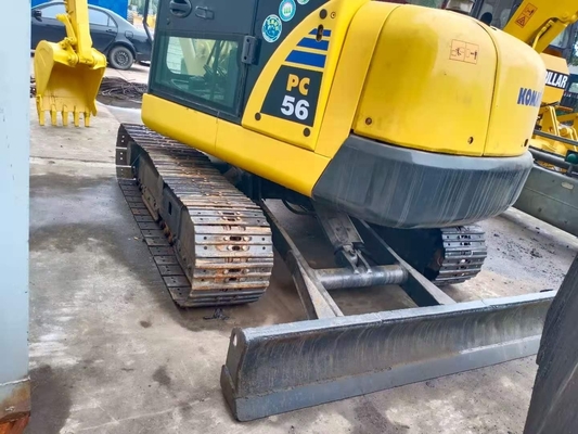 100% klaar Uitstekende staat Gebruikte Komatsu PC65 6.5Ton Crawler Hydraulische graafmachine
