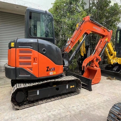 6TON Gebruikte mini graafmachine met 95% Japan Hitachi ZX65UR en andere hydraulische cilinder