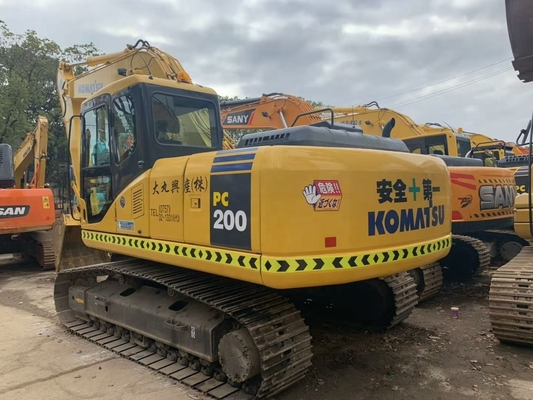 Komatsu PC200-7 graafmachine met originele Japanse motor en geavanceerd hydraulisch systeem
