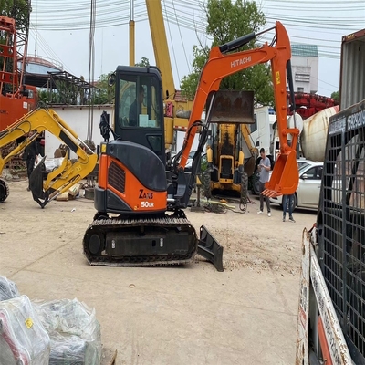 Een uitstekende Hitachi ZX50UR mini graafmachine.