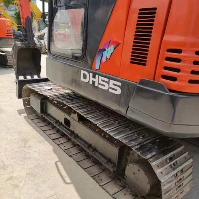 Draaiend type Crawler Hydraulische graafmachine Doosan DH55 Goede prestaties Gebruikte graafmachine