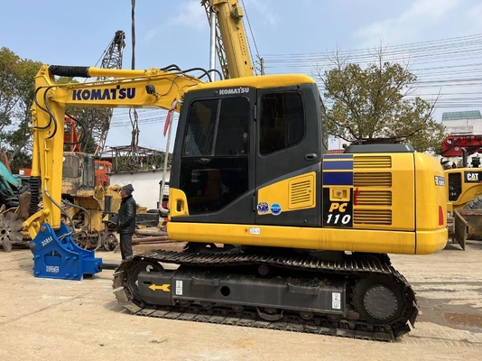 Gebruikte Komatsu 110-7 graafmachine uit Japan voor de bouw