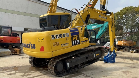 Gebruikte Komatsu 110-7 graafmachine uit Japan voor de bouw