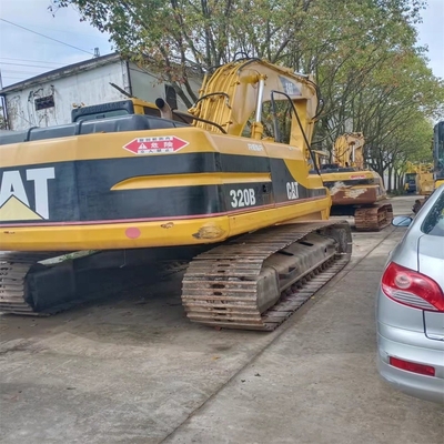 Tweedehands Cat 320B graafmachine Caterpillar Aardeverhuizingsmachines met originele kleur