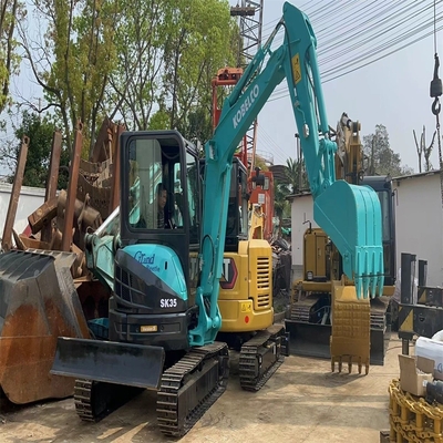 Oorspronkelijke Japanse motor Gebruikte Kobelco SK35 Hydraulische Crawler Graafmachine voor uw behoeften