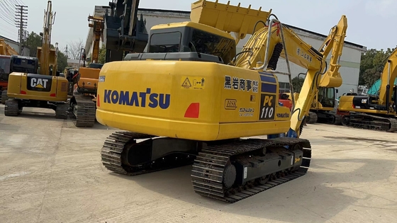 Kawasaki Hydraulische Pomp Gebruikte Komatsu Graafmachine Originele Verf Japan EPA Motor PC110-7
