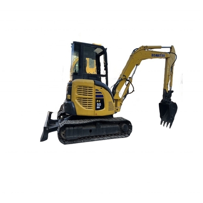 Voordelen Hoog werkend rendement 0,3m3 emmercapaciteit Gebruikte Komatsu PC50 graafmachine