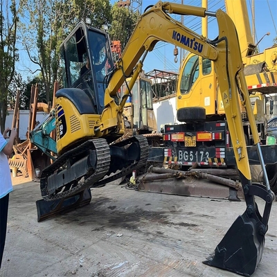 Voordelen Hoog werkend rendement 0,3m3 emmercapaciteit Gebruikte Komatsu PC50 graafmachine