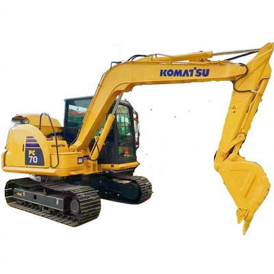 Japan Made Komatsu Gebruikte graafmachine 7 ton Komatsu PC70 Graafmachine Gewicht 7000 KG